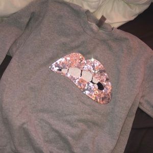 sequin sweatshirt